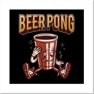 Vintage - Beer Pong Posters and Art